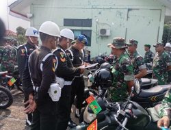 Polisi militer gelar Pemeriksaan Rutin Kendaraan prajurit TNI di Nagan Raya Aceh