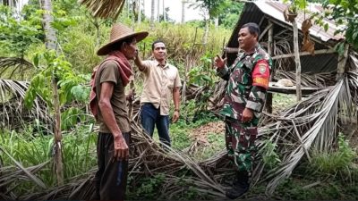 Babinsa Gampong Iboih Ingatkan Warga Waspada Kebakaran di Musim Kemarau