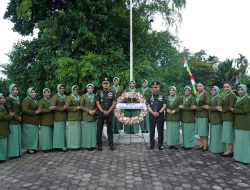 Sambut HUT TNI Ke-81, Pgs. Kasrem 012/TU Pimpin Ziarah ke Makam Pahlawan