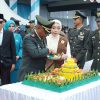 DANREM 012/TU PIMPIN UPACARA HUT KE-81 TNI DI ACEH BARAT
