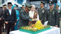 DANREM 012/TU PIMPIN UPACARA HUT KE-81 TNI DI ACEH BARAT